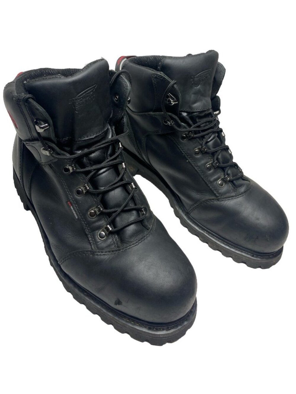 Red Wing Size 13 steel toe waterproof leather work boots black 2413-11